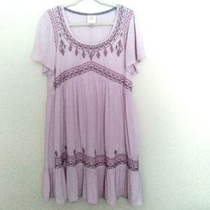 Knox Rose Babydoll Dress Western Festival Summer Womens Medium‎